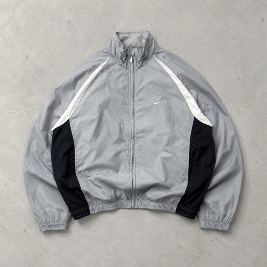 FC Barcelona PSG Vintage Nike Windbreaker Grey, Black Rare (L)