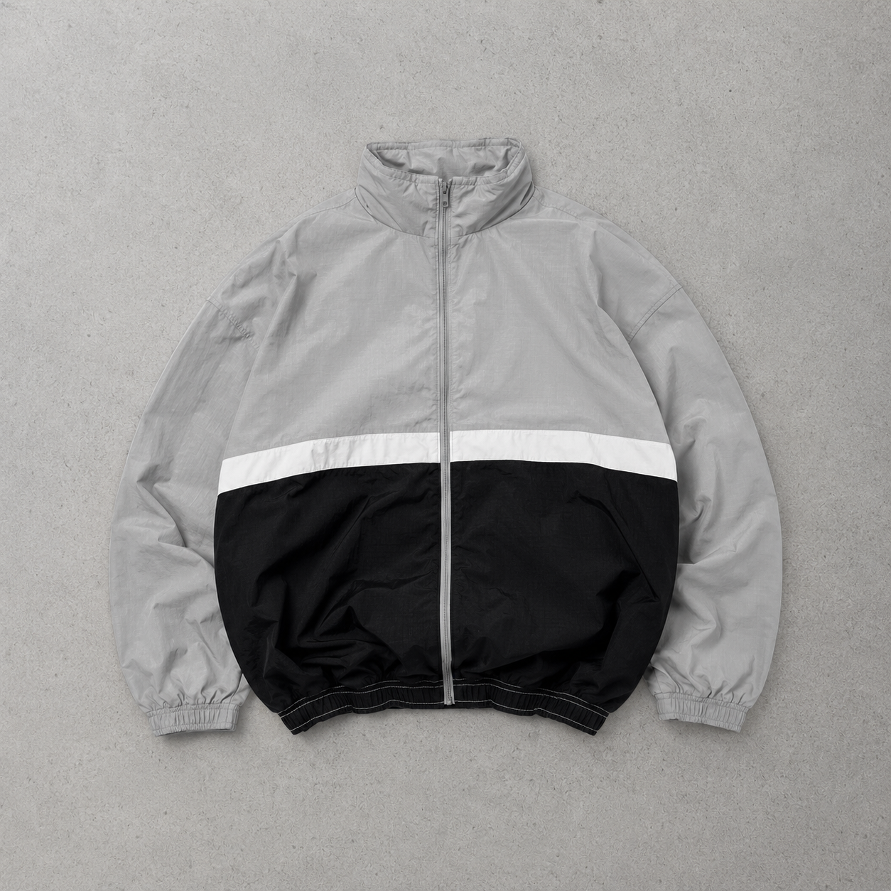 FC Barcelona PSG Vintage Nike Windbreaker Grey, Black Rare (L)
