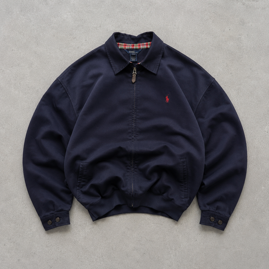 Ralph Lauren Harrington Jacket Navy Limited Stitched Logo (XS)