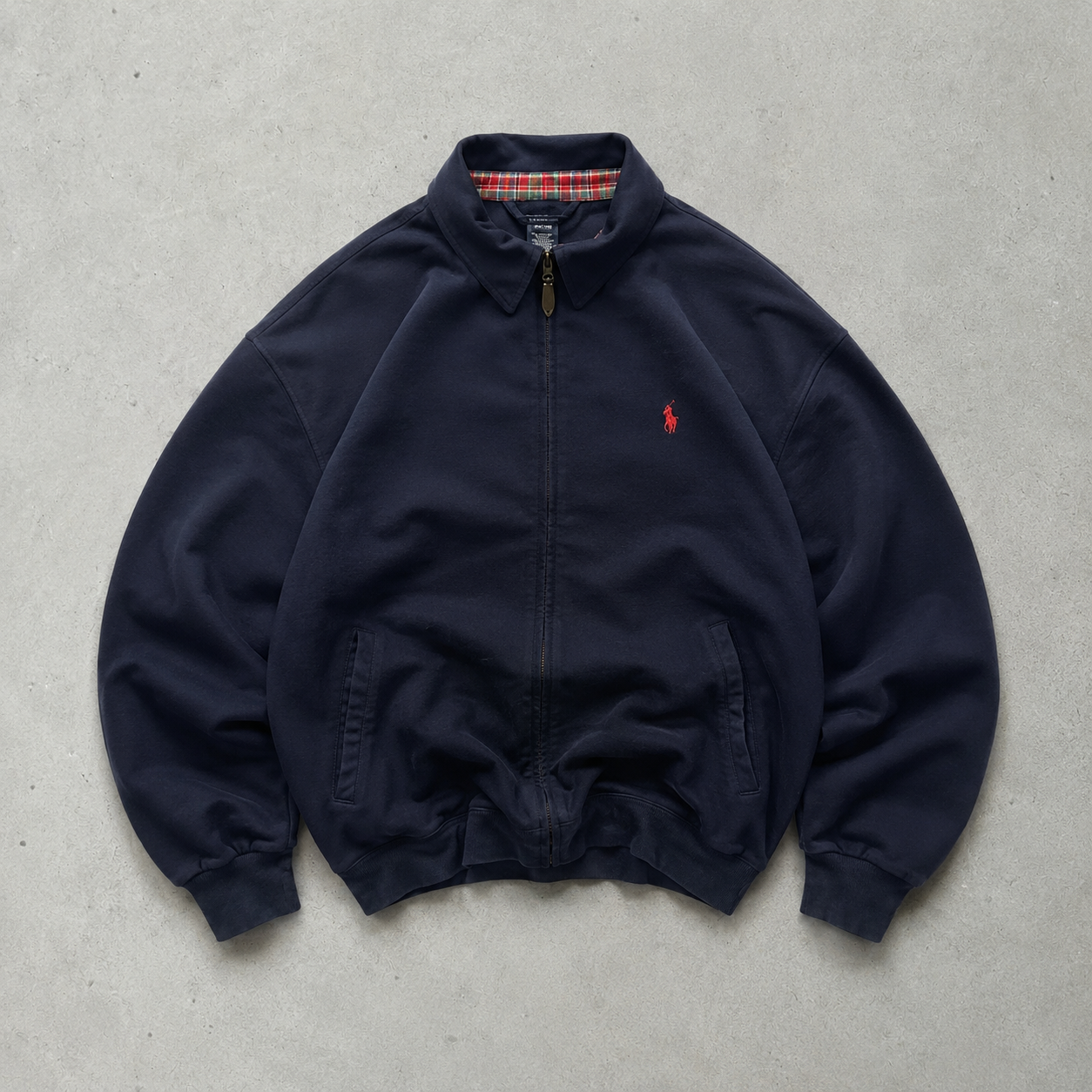 Ralph Lauren Harrington Jacket Navy Limited Stitched Logo (XS)