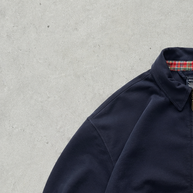 Ralph Lauren Harrington Jacket Navy Limited Stitched Logo (XS)