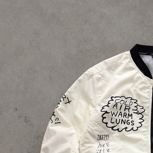 Nike Jacket Creme, Black Limited (M)