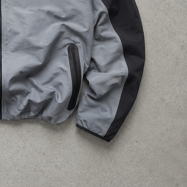 Nike Windbreaker Black, Grey Rare (Size L)