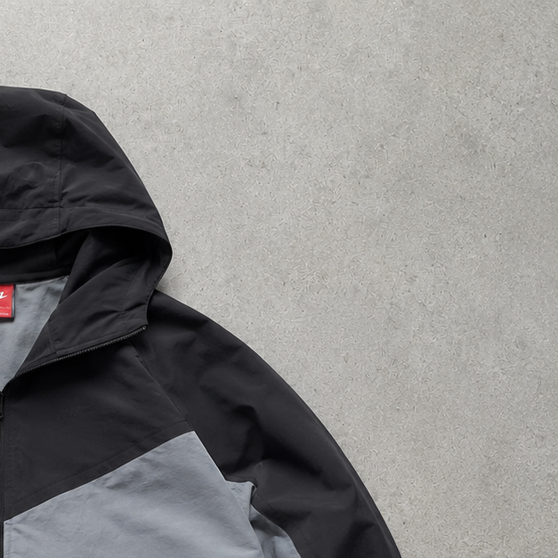 Nike Windbreaker Black, Grey Rare (Size L)