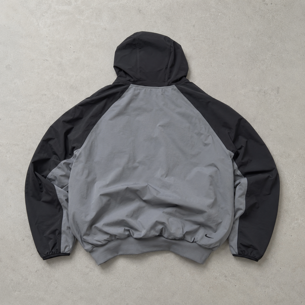 Nike Windbreaker Black, Grey Rare (Size L)