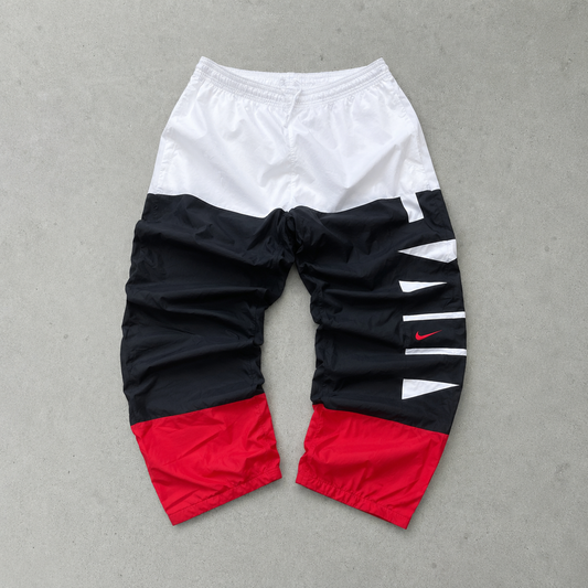 Nike Track Pants Schwarz, Rot Rare (M)