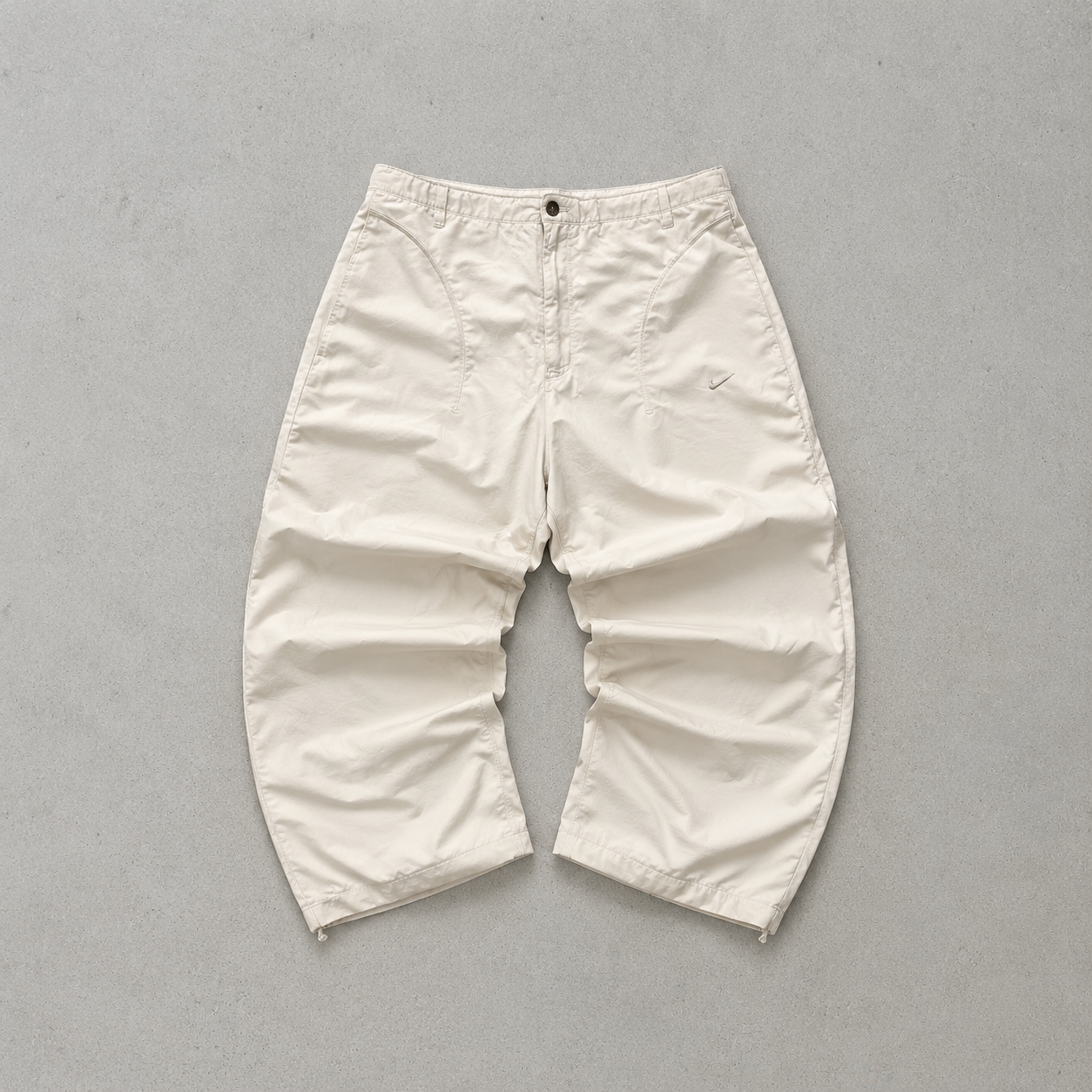 Y2K Nike Shorts Weiß, Creme Limited (S)