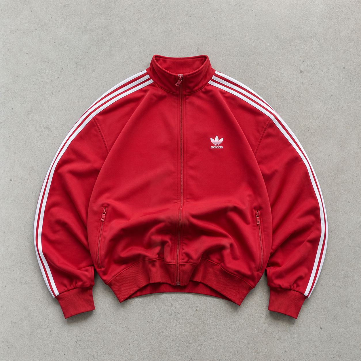 Adidas Jacket Burgunderrot Limited (M) Stitched Logo