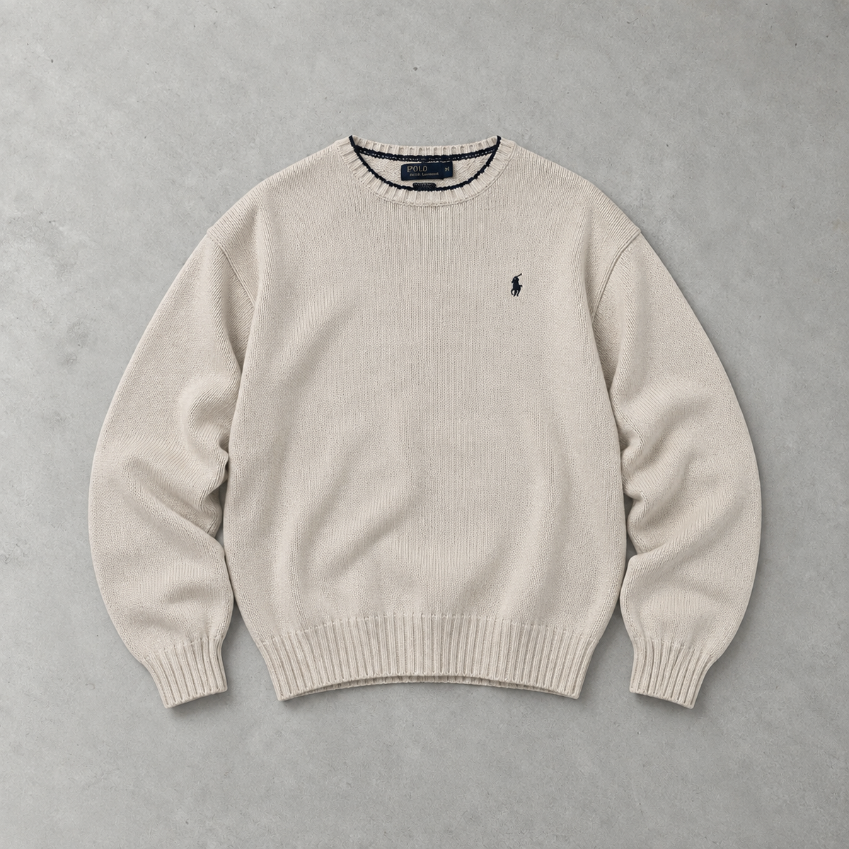 Polo Ralph Lauren Sweater Creme Rare (M)