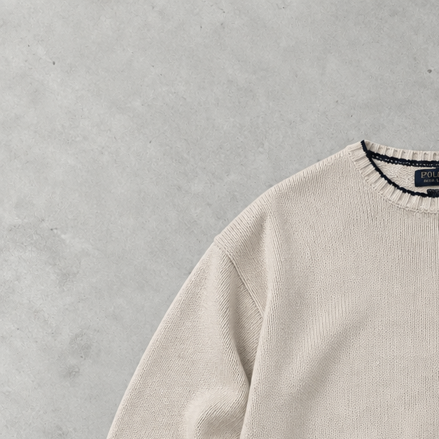 Polo Ralph Lauren Sweater Creme Rare (M)