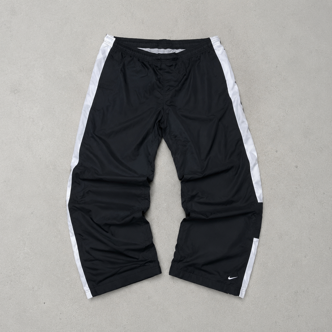 Y2K Nike Cargo Pants Schwarz Limited Stitched Logo (XL)
