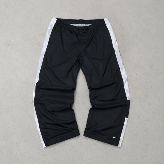 Y2K Nike Cargo Pants Schwarz Limited Stitched Logo (XL)