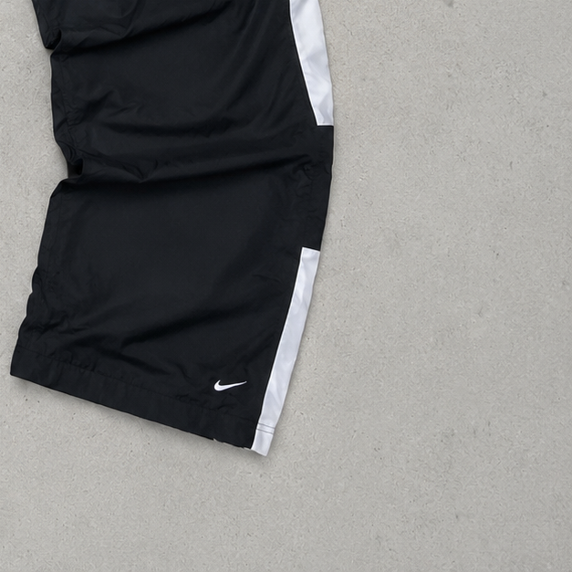 Y2K Nike Cargo Pants Schwarz Limited Stitched Logo (XL)