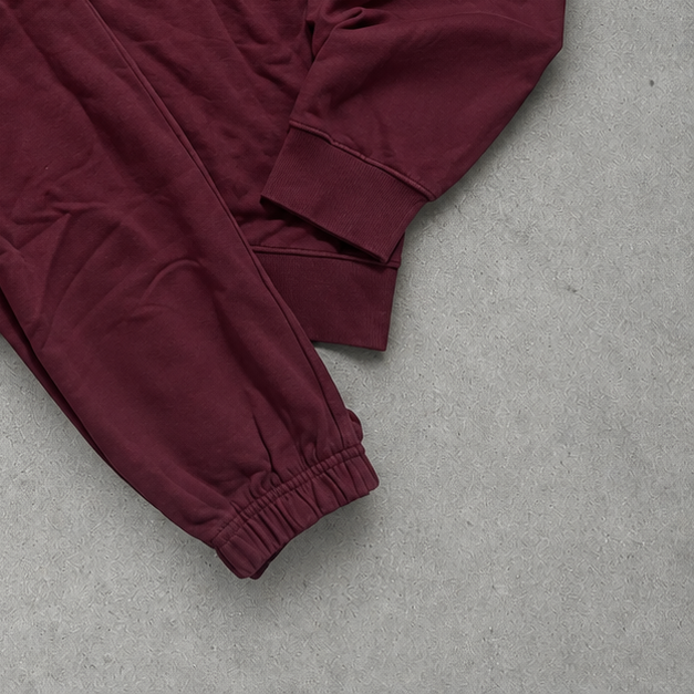 Nike Tracksuit Burgundy Rare Stitched Logo (L)
