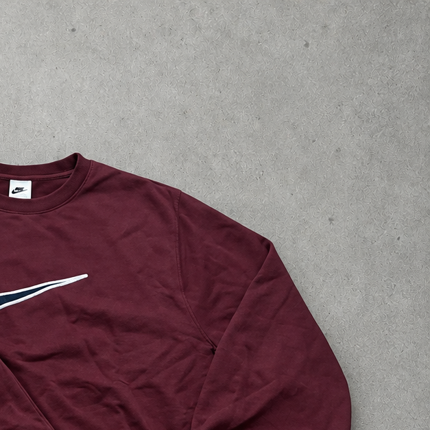 Nike Tracksuit Burgundy Rare Stitched Logo (L)