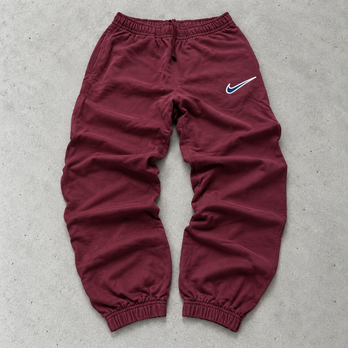 Nike Tracksuit Burgundy Rare Stitched Logo (L)