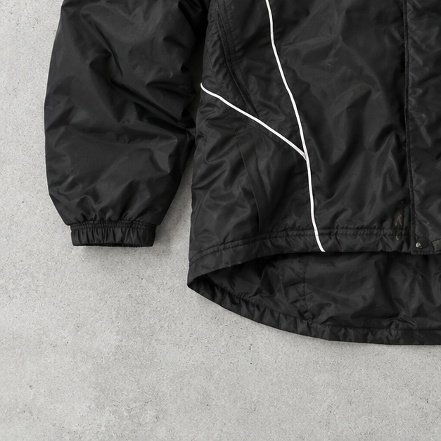 Adidas Puffer Jacket Black / Light Blue Limited (M)