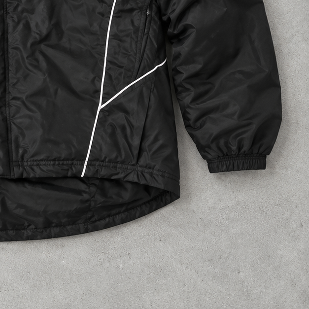 Adidas Puffer Jacket Black / Light Blue Limited (M)