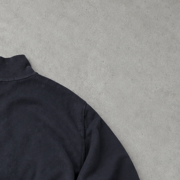 Polo Ralph Lauren Stitched Logo Sweater Marineblau Rare (L)