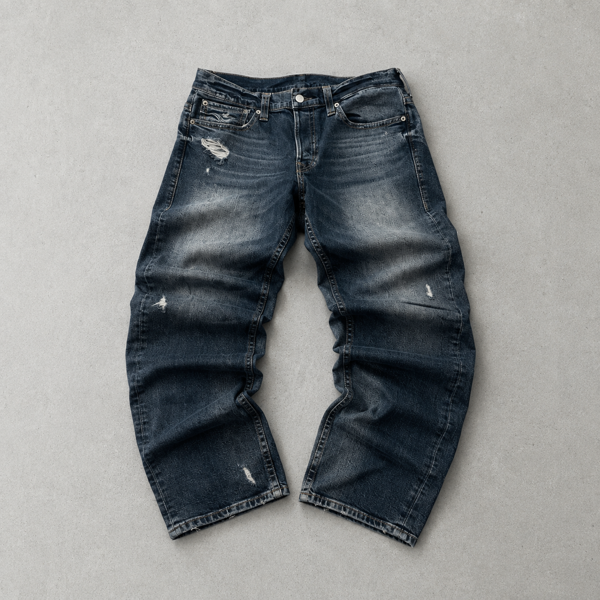 Y2K True Religion Jeans Marineblau, Blau Limited (W36 | DE 52)