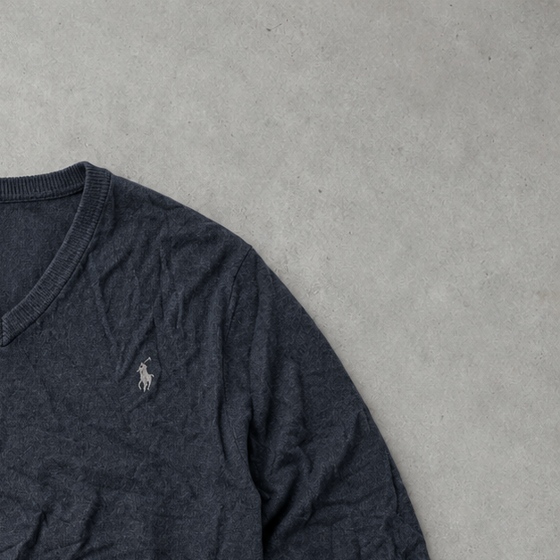 Polo Ralph Lauren Sweater Marineblau Rare (L)