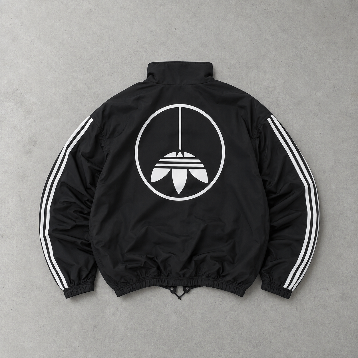 Adidas Rain Jacket Schwarz, Weiß Rare (Size M)