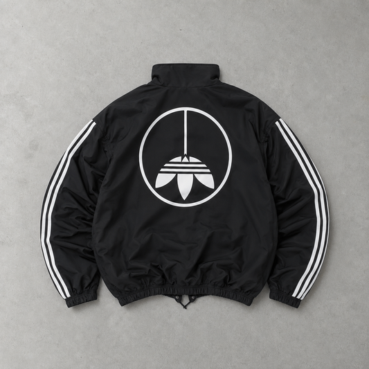 Adidas Rain Jacket Schwarz, Weiß Rare (Size M)