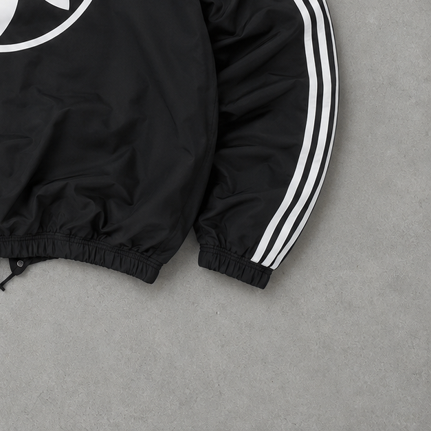 Adidas Rain Jacket Schwarz, Weiß Rare (Size M)