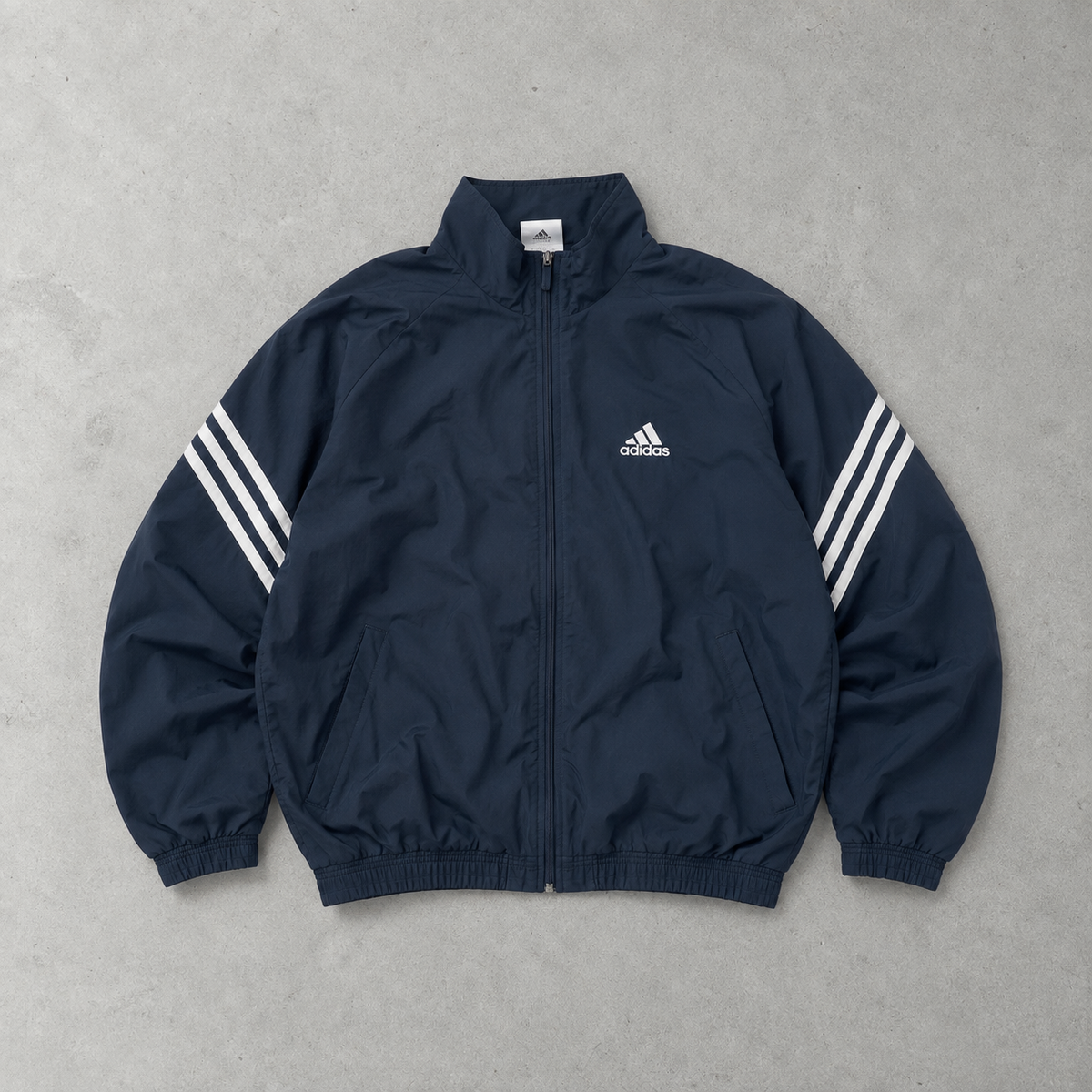 2000 Adidas Jacket Grey / Navy Rare (S)
