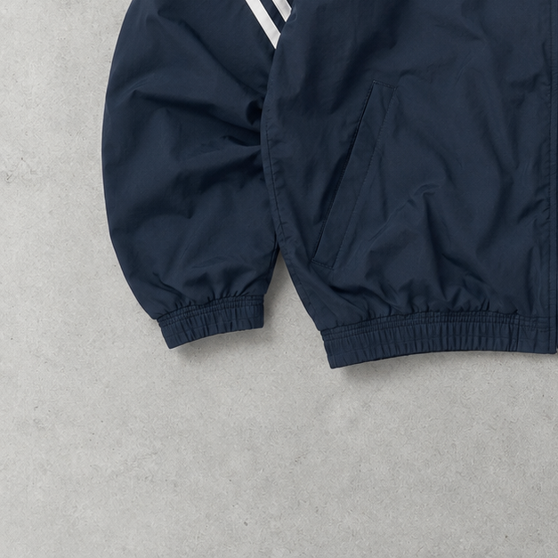 2000 Adidas Jacket Grey / Navy Rare (S)
