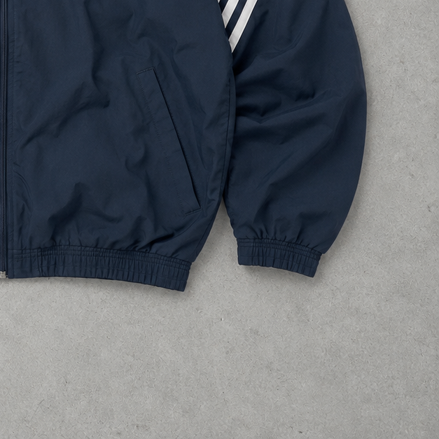 2000 Adidas Jacket Grey / Navy Rare (S)