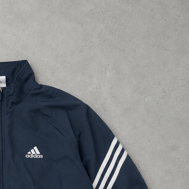 2000 Adidas Jacket Grey / Navy Rare (S)