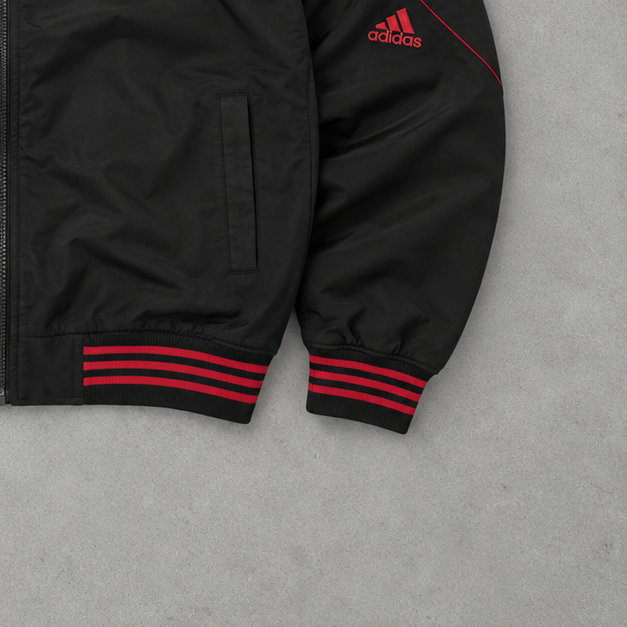 Veste bomber Adidas Noir / Rouge limitée (M)