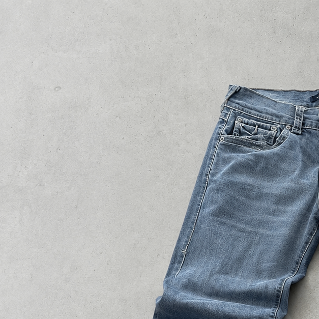 True Religion Ricky Relaxed Straight Jeans Grau Rare (W29 | DE 44)