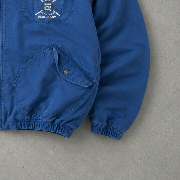 Ralph Lauren Hoodie Blau Rare (S)