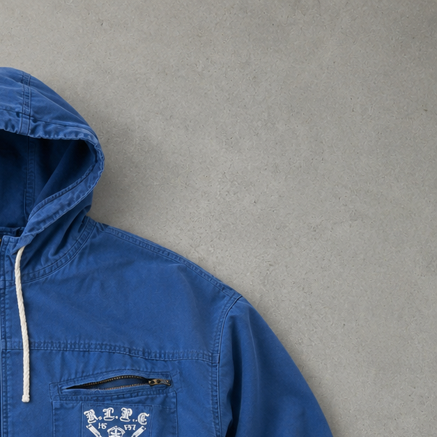 Ralph Lauren Hoodie Blau Rare (S)
