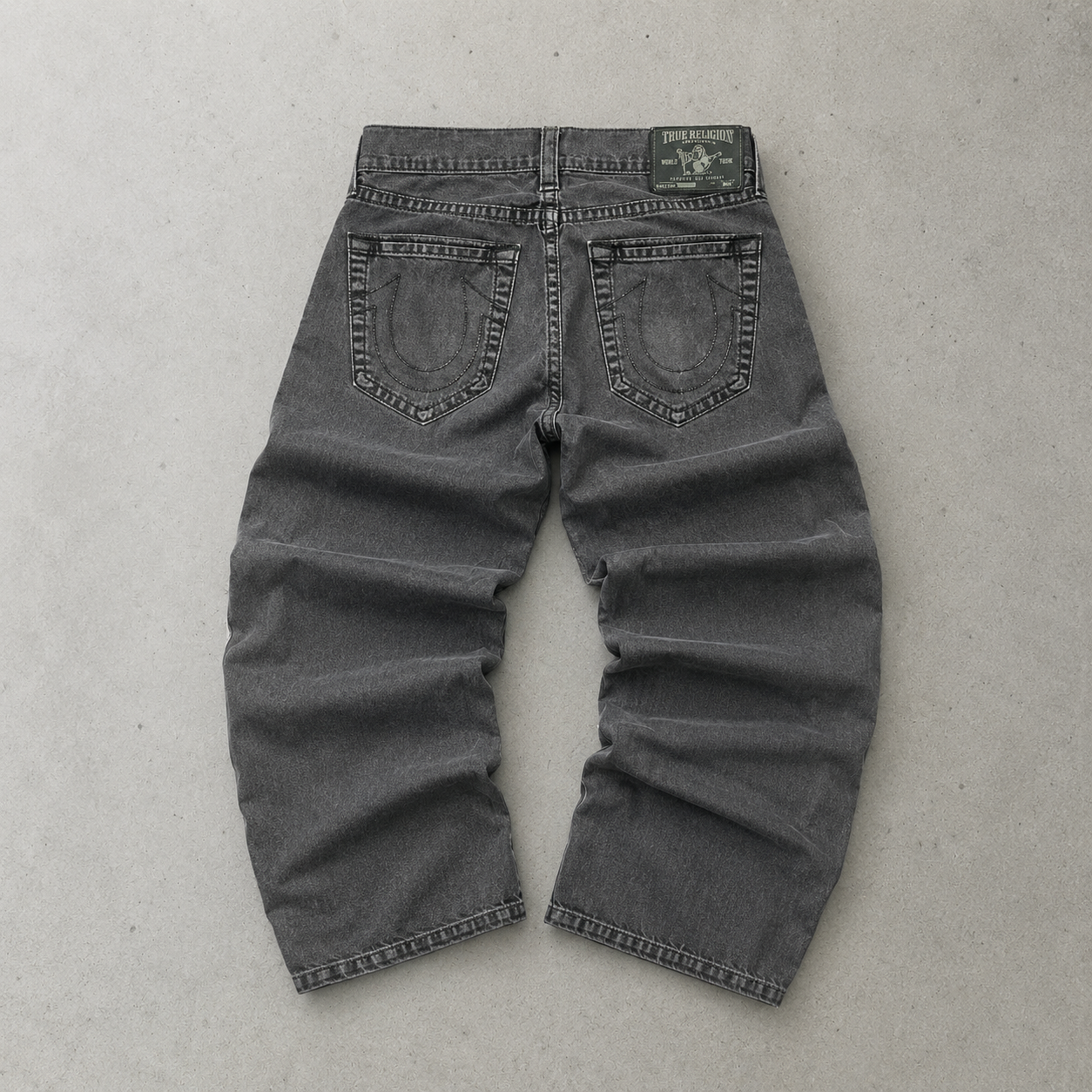 Y2K True Religion Jeans Schwarz Rare (W34 | DE 50)