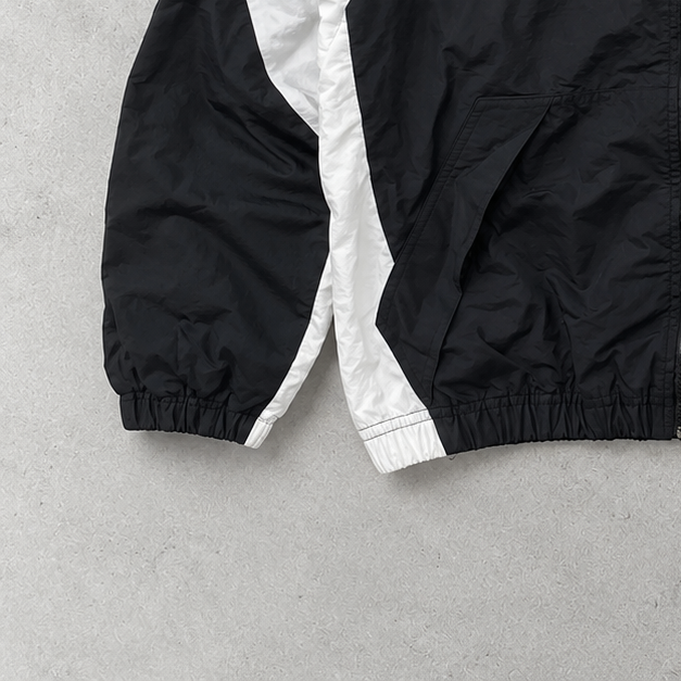 Y2K Nike Track Jacket Schwarz, Weiß Limited (M)
