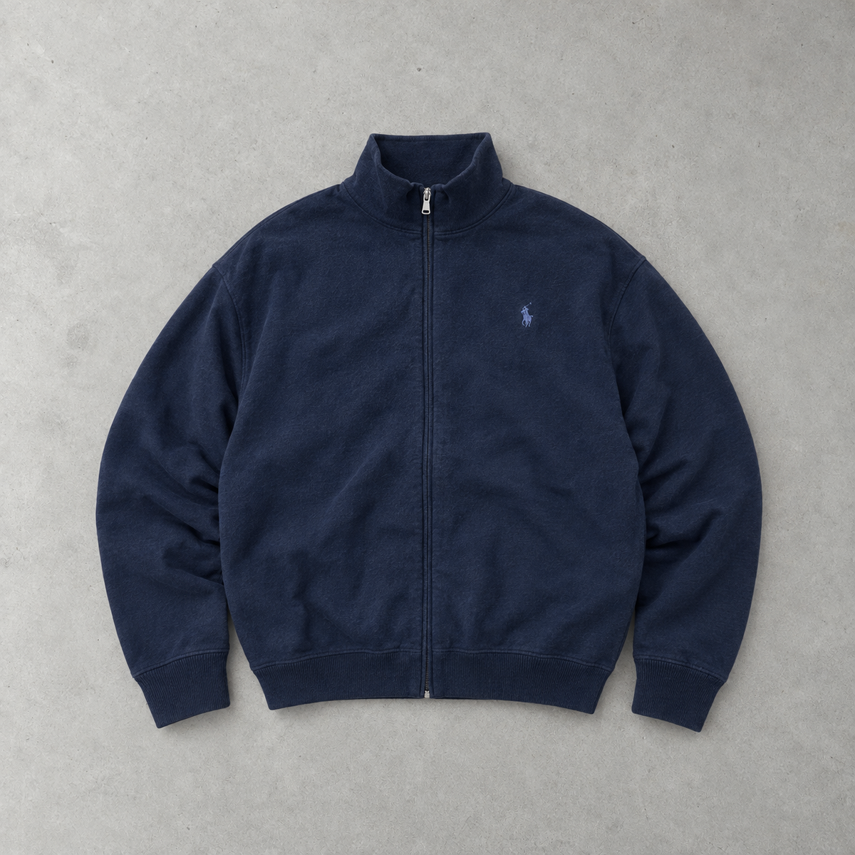 Polo Ralph Lauren Cardigan Marineblau Jacket Rare (L)