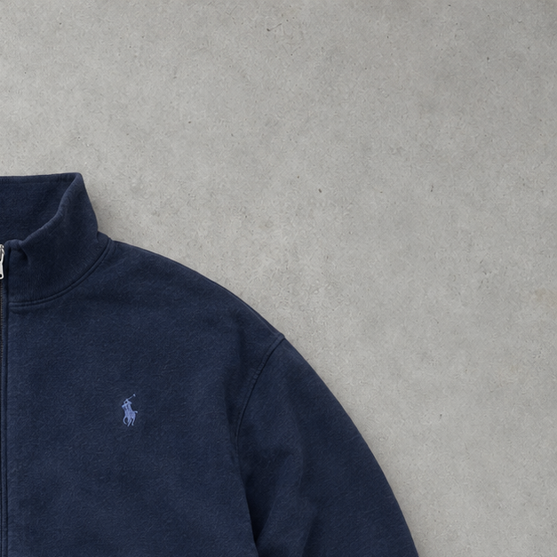 Polo Ralph Lauren Cardigan Marineblau Jacket Rare (L)