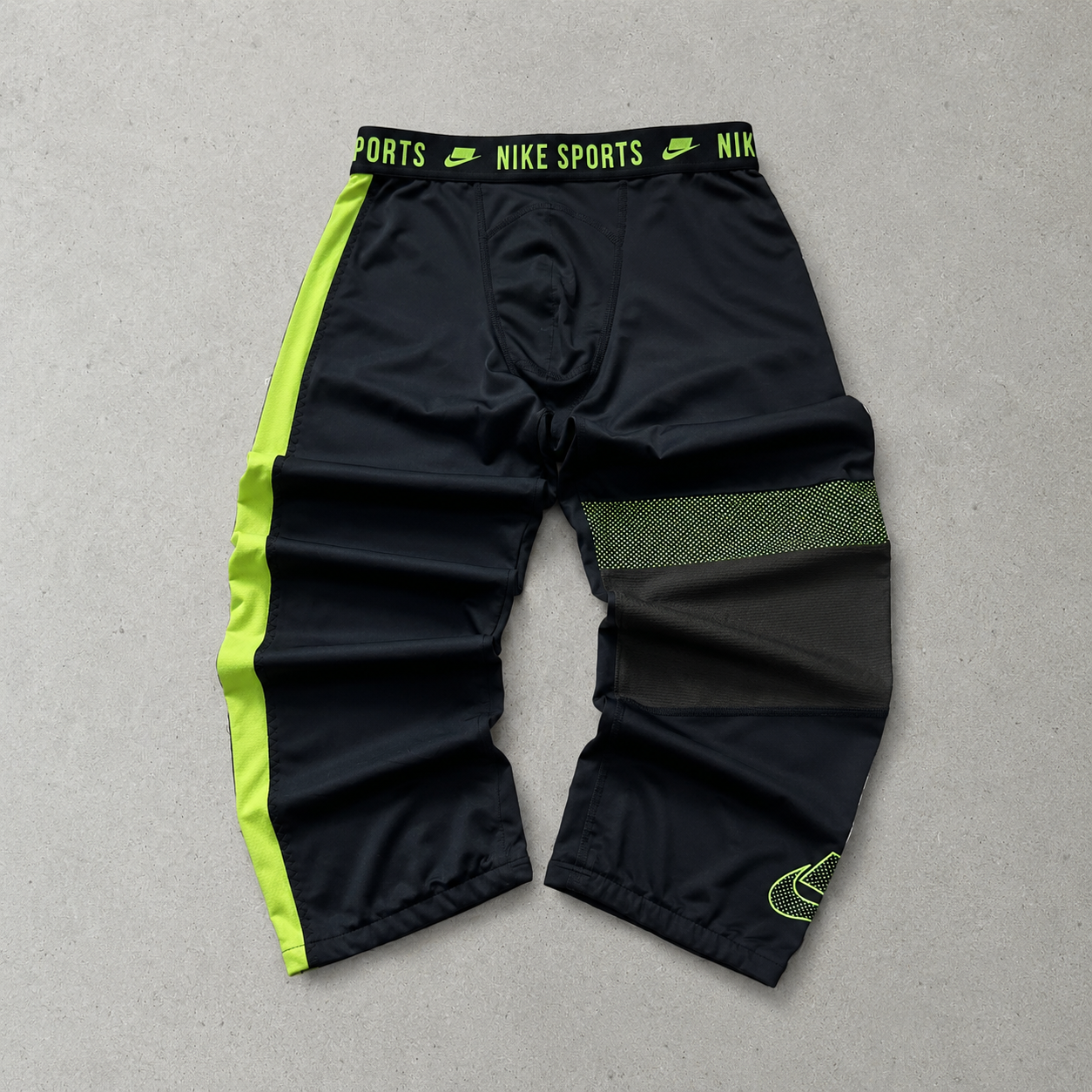 Nike Running Leggings Schwarz, Grün Rare (S)
