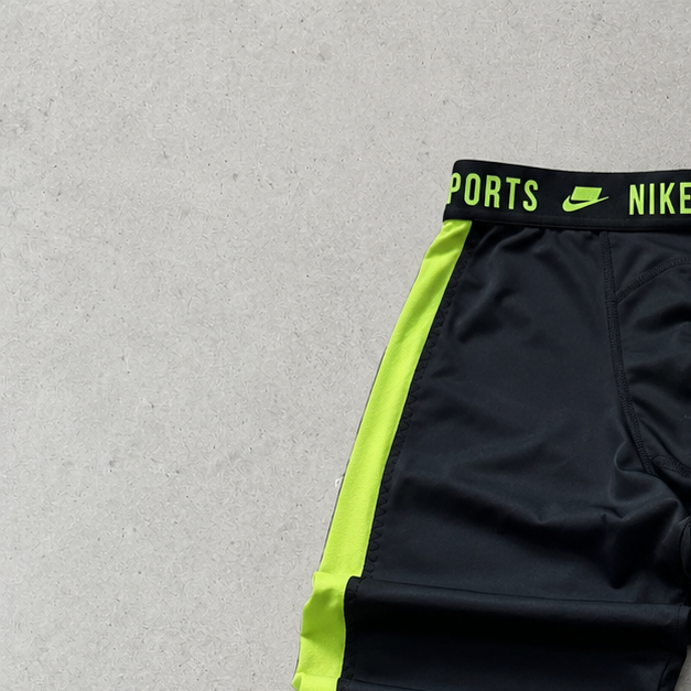 Nike Running Leggings Schwarz, Grün Rare (S)