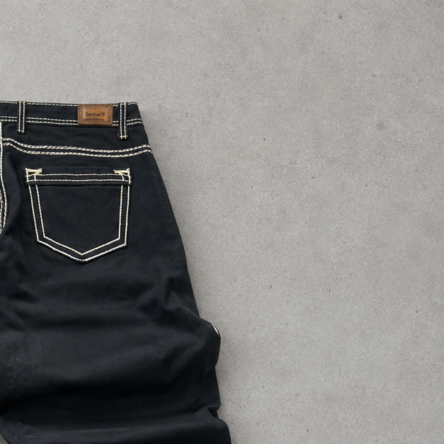 True Religion Straight Fit Jeans Schwarz, Weiß Limited (W38 | DE 54)