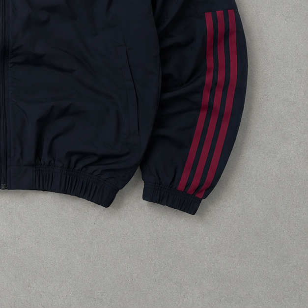 AS Roma Adidas Jacket Schwarz, Rot Limited (Size S)