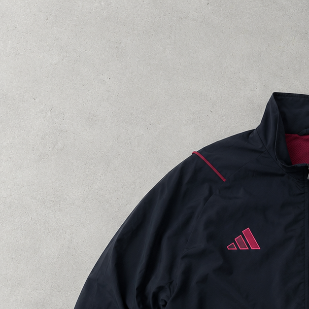 AS Roma Adidas Jacket Schwarz, Rot Limited (Size S)