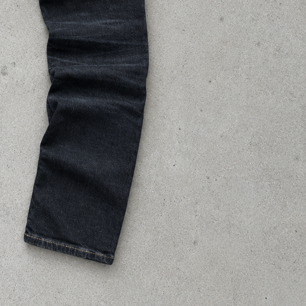 Y2K True Religion Skinny Jeans Navy Limited Stitched Logo (S)