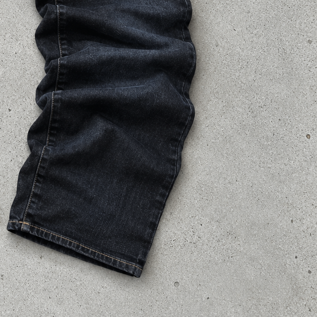Y2K True Religion Skinny Jeans Navy Limited Stitched Logo (S)