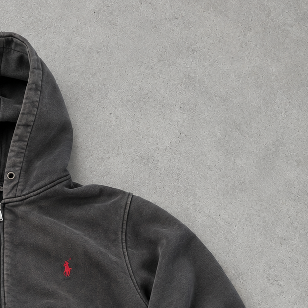 Ralph Lauren Hoodie Grau Rare (XL)