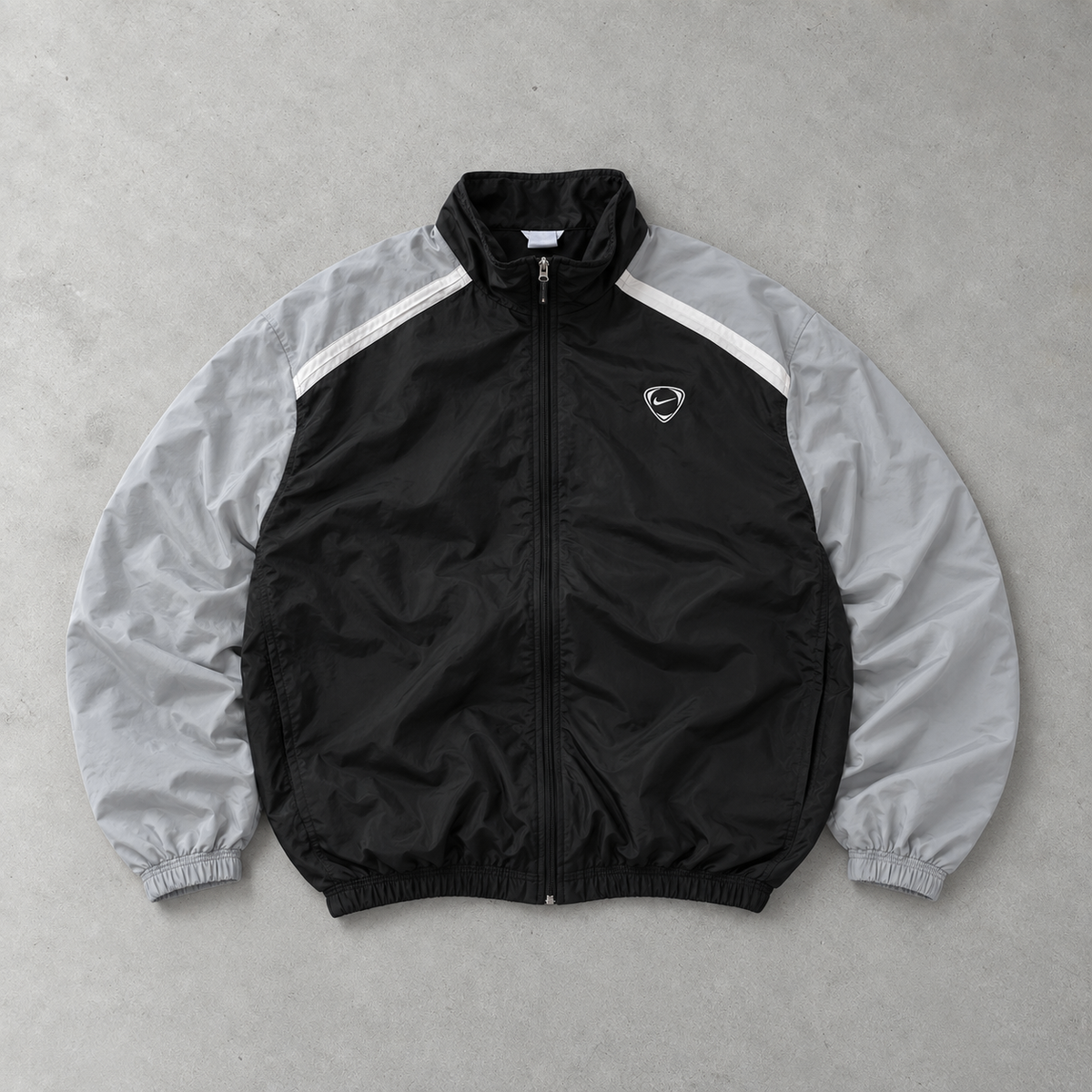 Nike Windbreaker Schwarz, Grau Rare (XL)