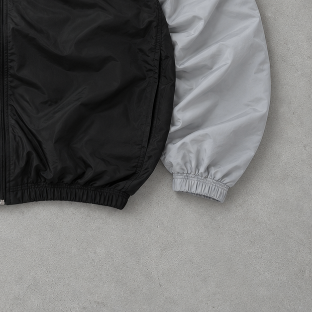 Nike Windbreaker Schwarz, Grau Rare (XL)
